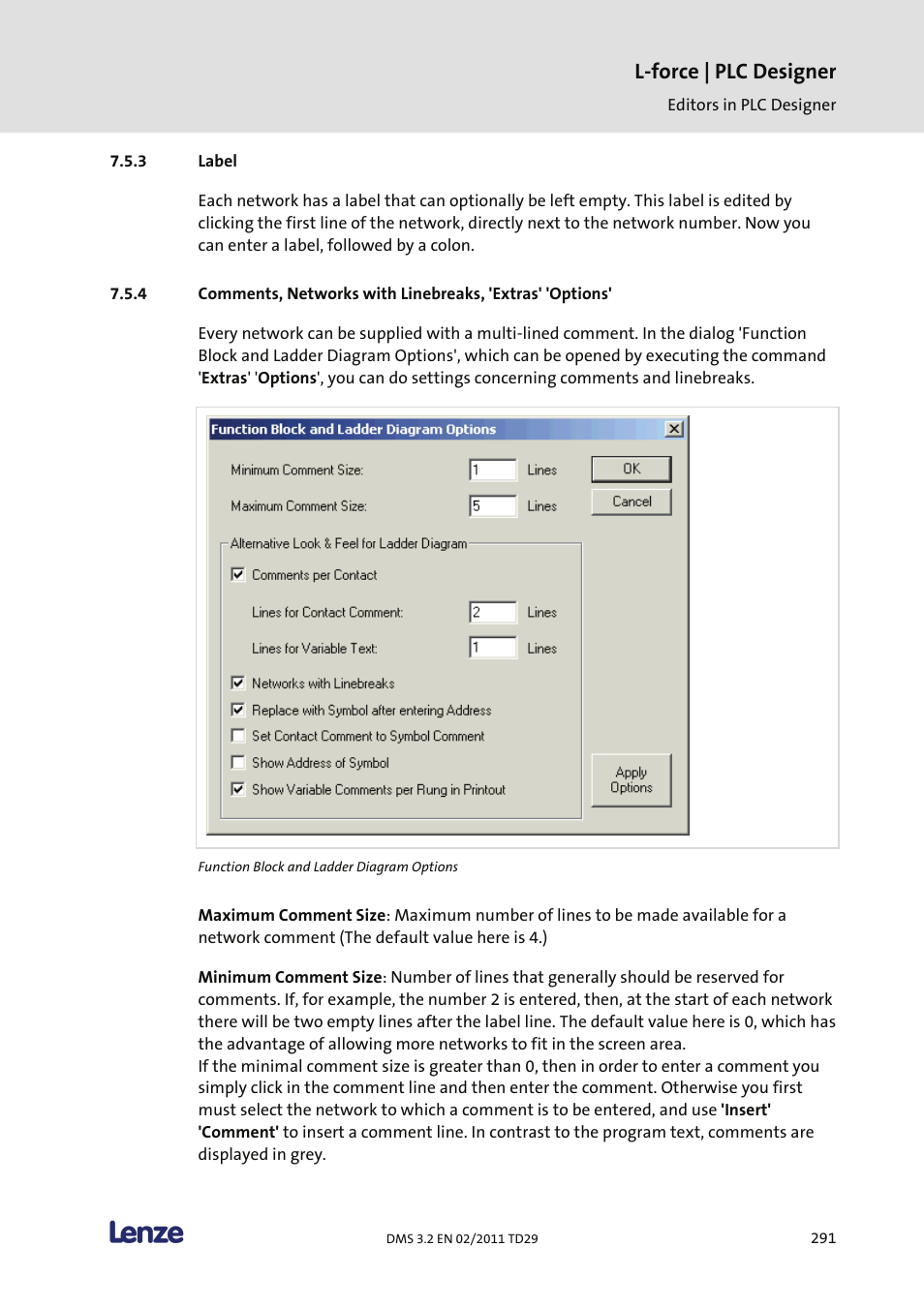 Label, L-force | plc designer | Lenze PLC Designer PLC Designer (R2-x) User Manual | Page 293 / 844