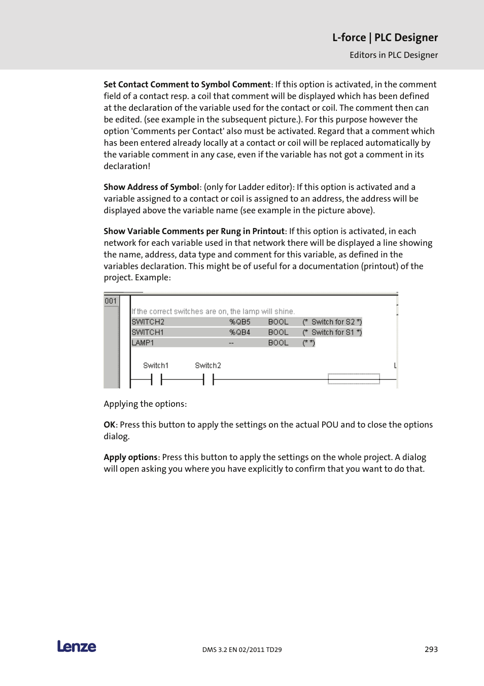 L-force | plc designer | Lenze PLC Designer PLC Designer (R2-x) User Manual | Page 295 / 844
