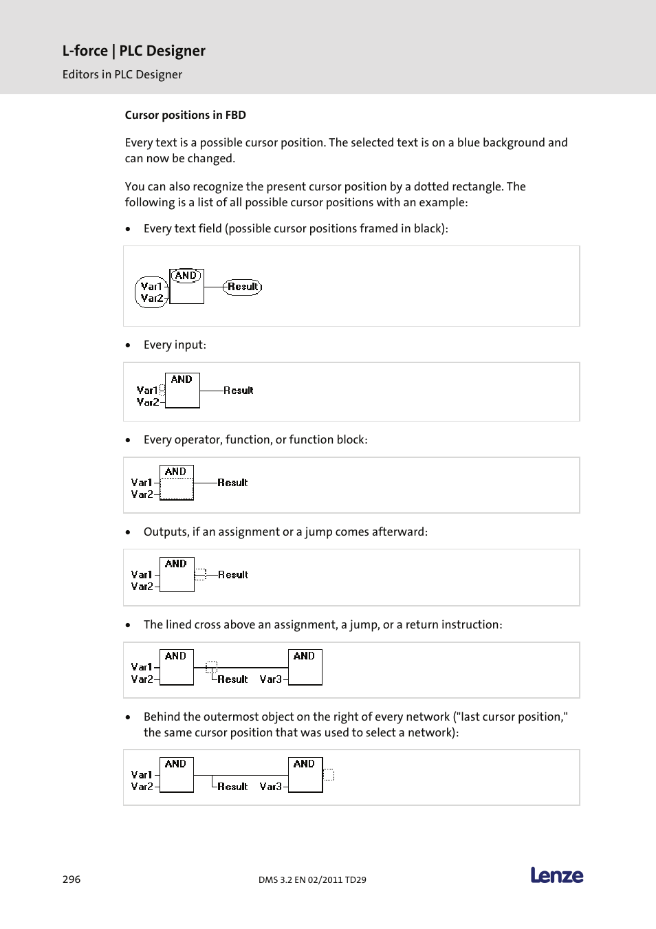 L-force | plc designer | Lenze PLC Designer PLC Designer (R2-x) User Manual | Page 298 / 844