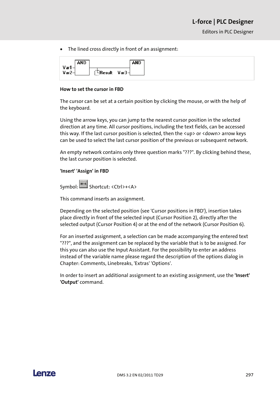 L-force | plc designer | Lenze PLC Designer PLC Designer (R2-x) User Manual | Page 299 / 844