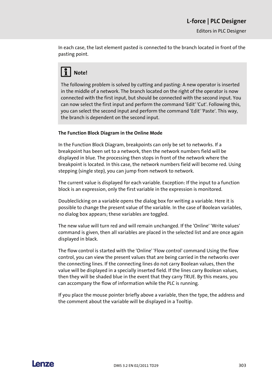 L-force | plc designer | Lenze PLC Designer PLC Designer (R2-x) User Manual | Page 305 / 844