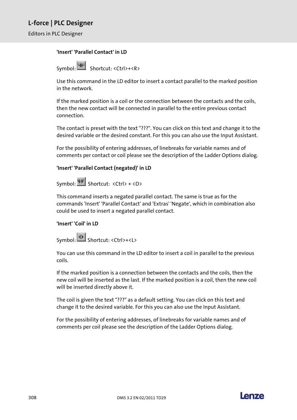 L-force | plc designer | Lenze PLC Designer PLC Designer (R2-x) User Manual | Page 310 / 844