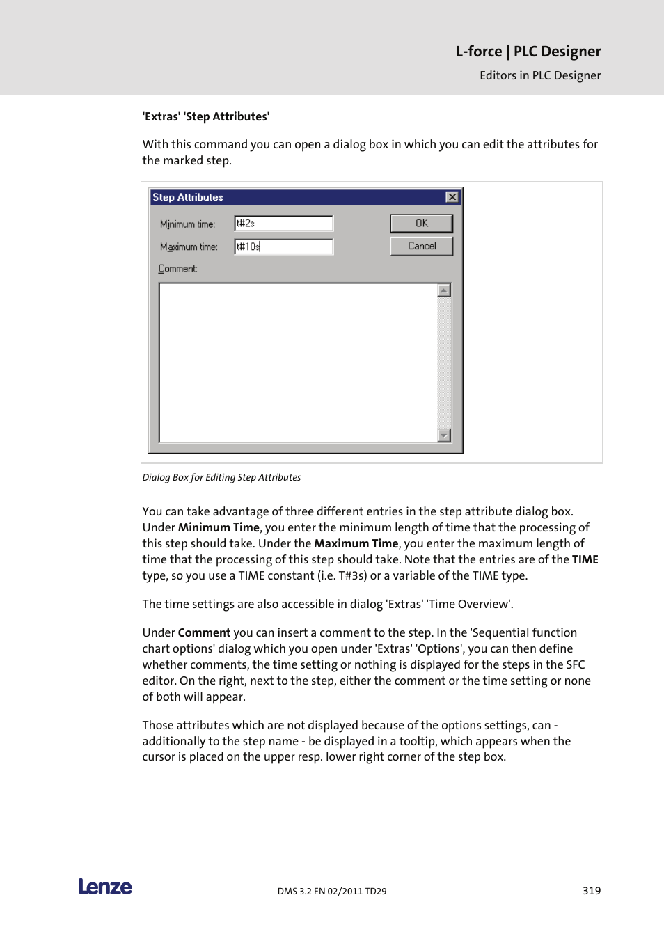 L-force | plc designer | Lenze PLC Designer PLC Designer (R2-x) User Manual | Page 321 / 844