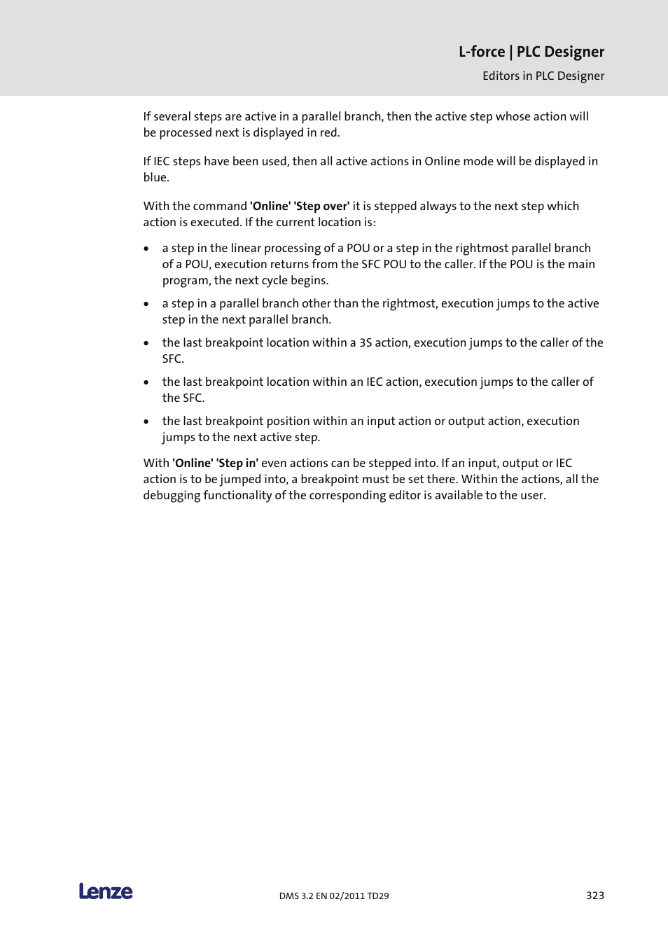 L-force | plc designer | Lenze PLC Designer PLC Designer (R2-x) User Manual | Page 325 / 844