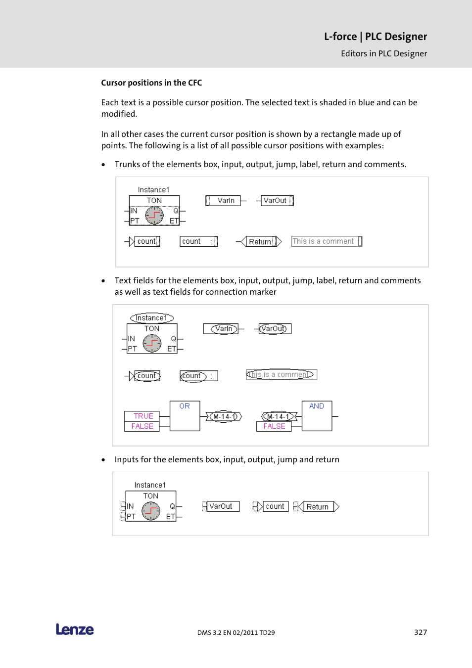L-force | plc designer | Lenze PLC Designer PLC Designer (R2-x) User Manual | Page 329 / 844