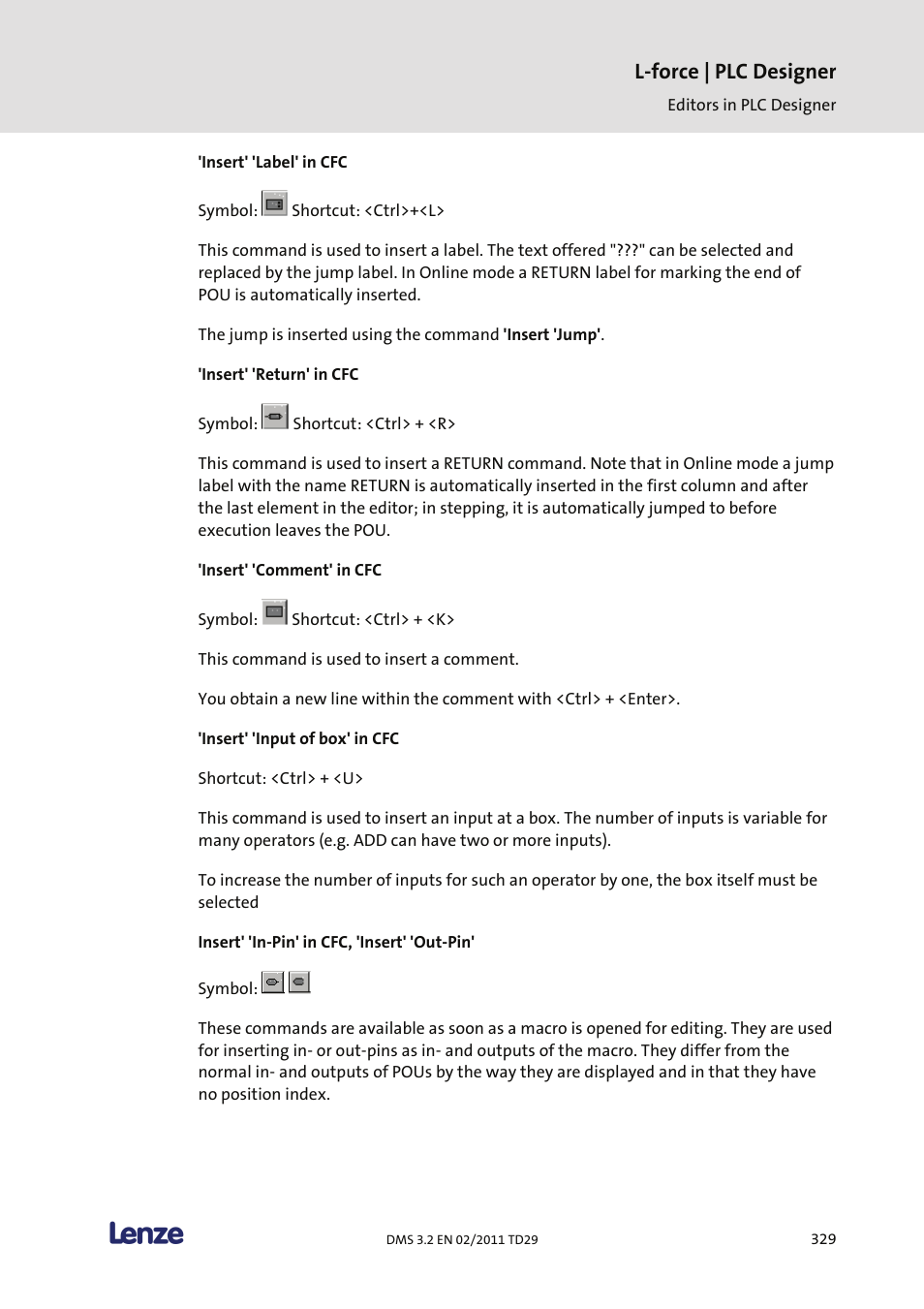L-force | plc designer | Lenze PLC Designer PLC Designer (R2-x) User Manual | Page 331 / 844