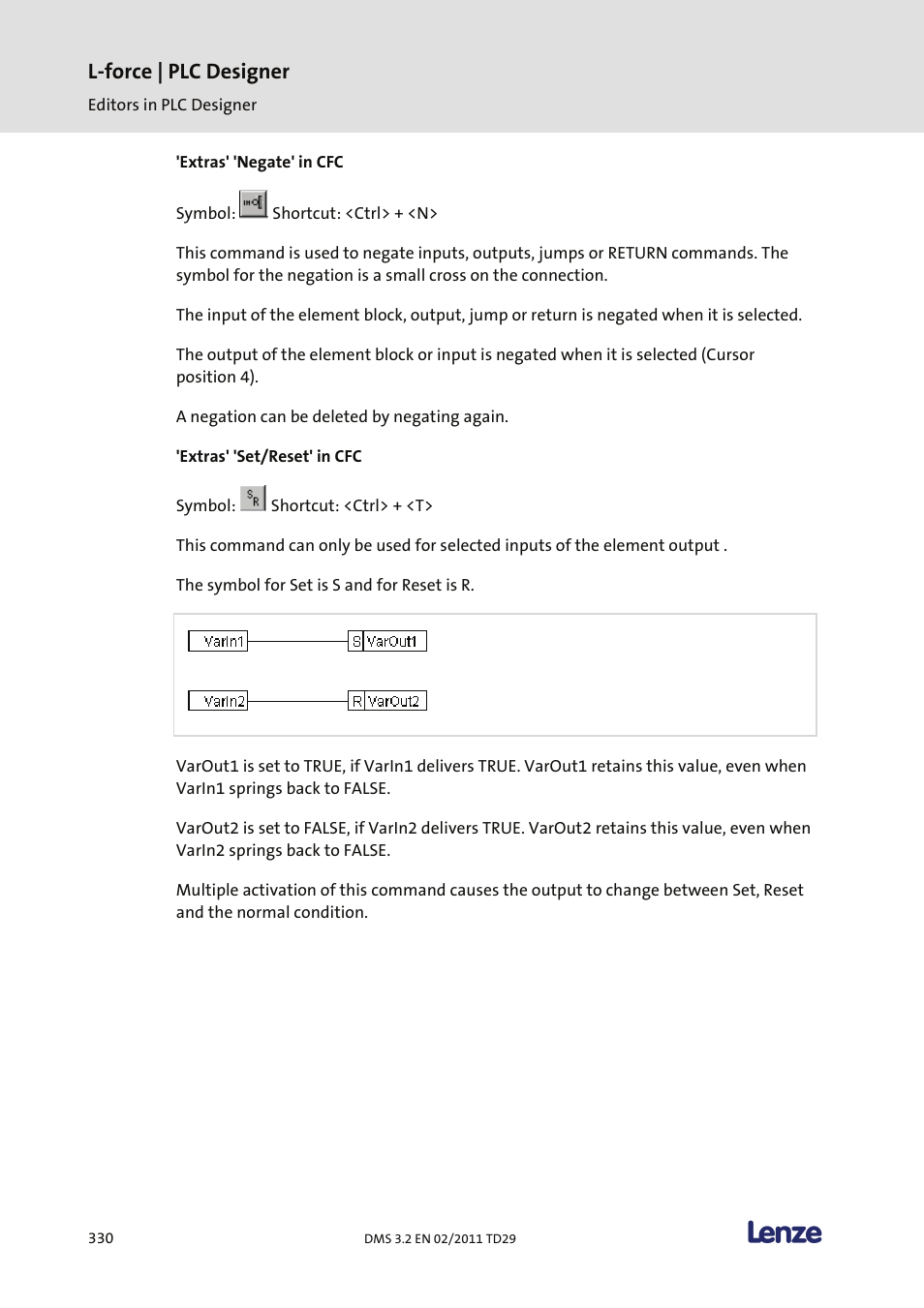 L-force | plc designer | Lenze PLC Designer PLC Designer (R2-x) User Manual | Page 332 / 844