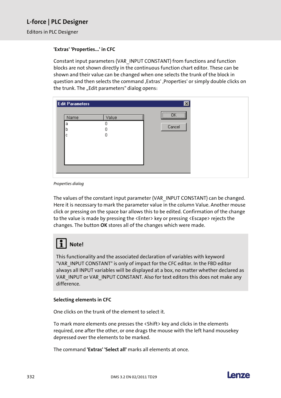 L-force | plc designer | Lenze PLC Designer PLC Designer (R2-x) User Manual | Page 334 / 844