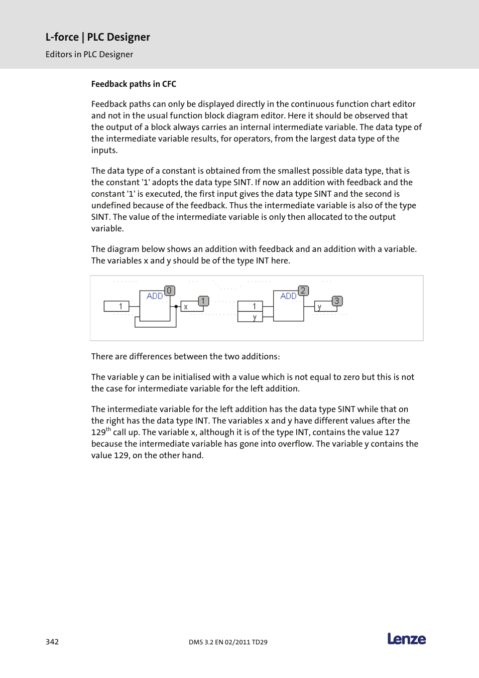 L-force | plc designer | Lenze PLC Designer PLC Designer (R2-x) User Manual | Page 344 / 844