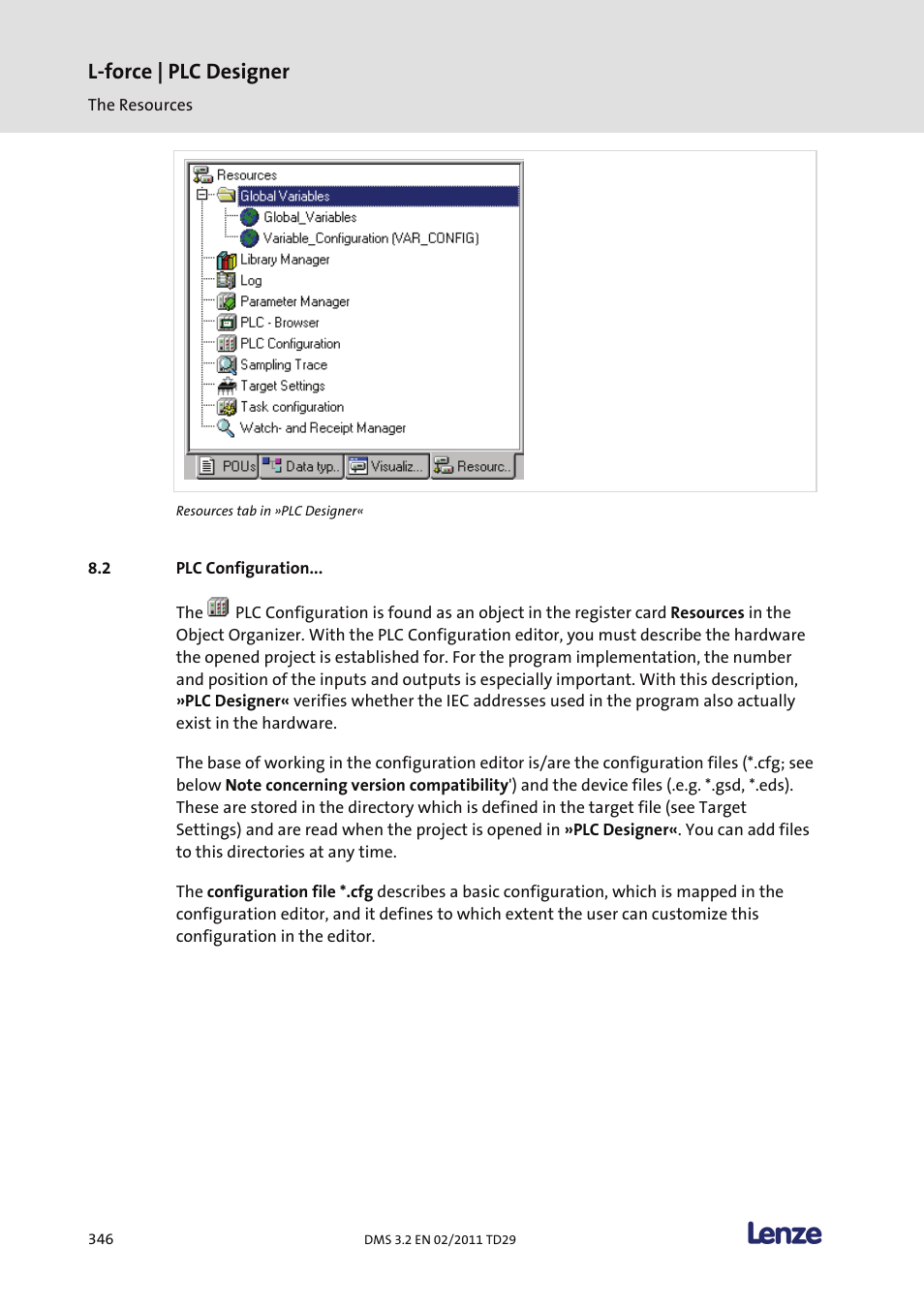 Plc configuration, L-force | plc designer | Lenze PLC Designer PLC Designer (R2-x) User Manual | Page 348 / 844