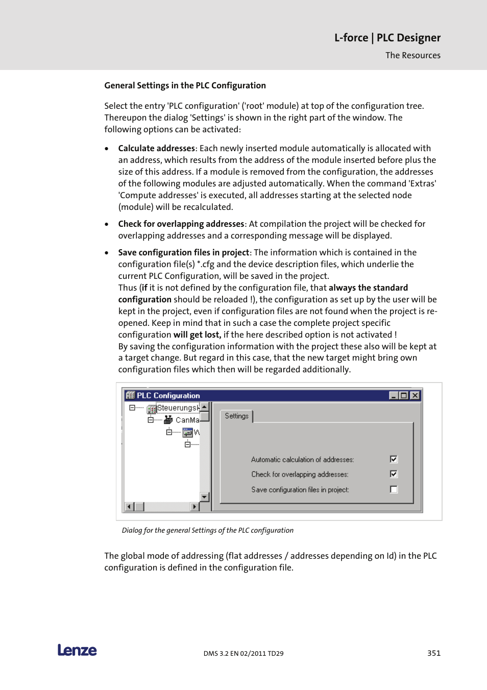 L-force | plc designer | Lenze PLC Designer PLC Designer (R2-x) User Manual | Page 353 / 844