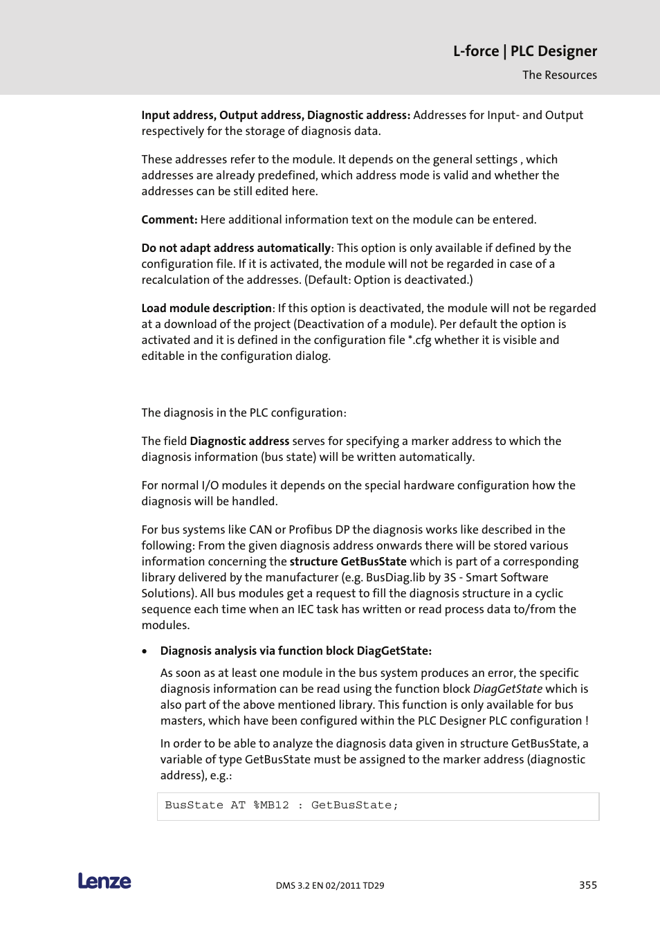 L-force | plc designer | Lenze PLC Designer PLC Designer (R2-x) User Manual | Page 357 / 844