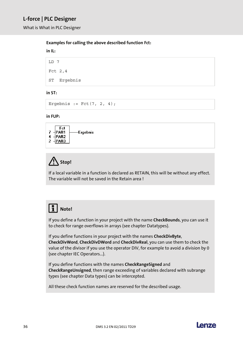 L-force | plc designer | Lenze PLC Designer PLC Designer (R2-x) User Manual | Page 38 / 844