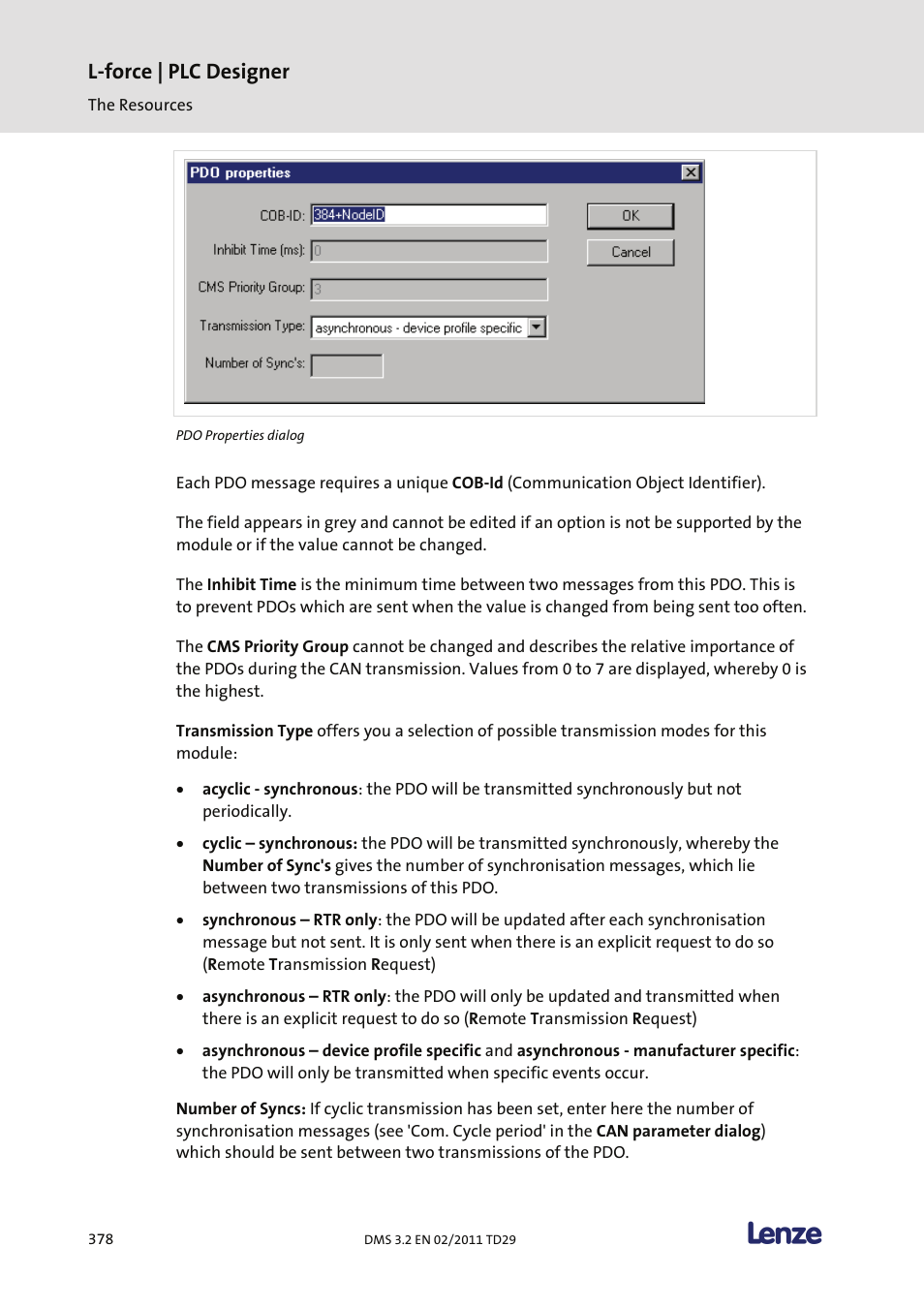 L-force | plc designer | Lenze PLC Designer PLC Designer (R2-x) User Manual | Page 380 / 844