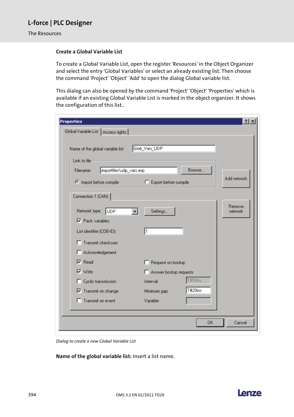 L-force | plc designer | Lenze PLC Designer PLC Designer (R2-x) User Manual | Page 396 / 844