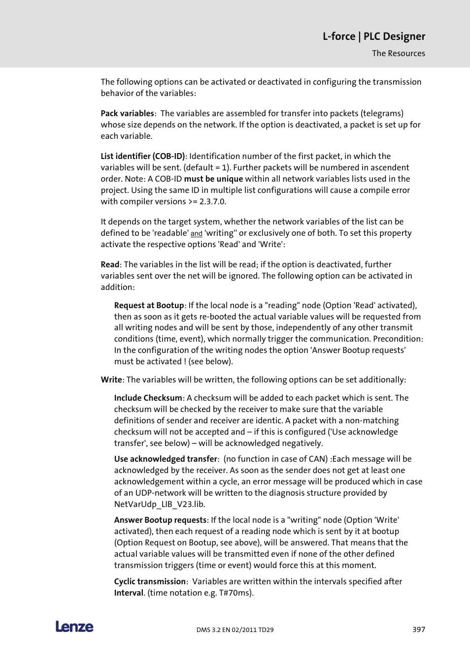 L-force | plc designer | Lenze PLC Designer PLC Designer (R2-x) User Manual | Page 399 / 844