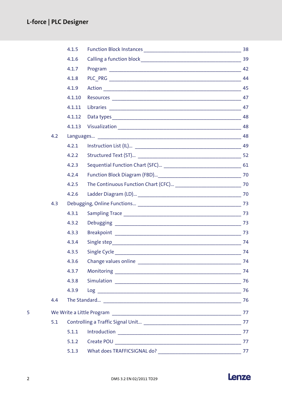 L-force | plc designer | Lenze PLC Designer PLC Designer (R2-x) User Manual | Page 4 / 844