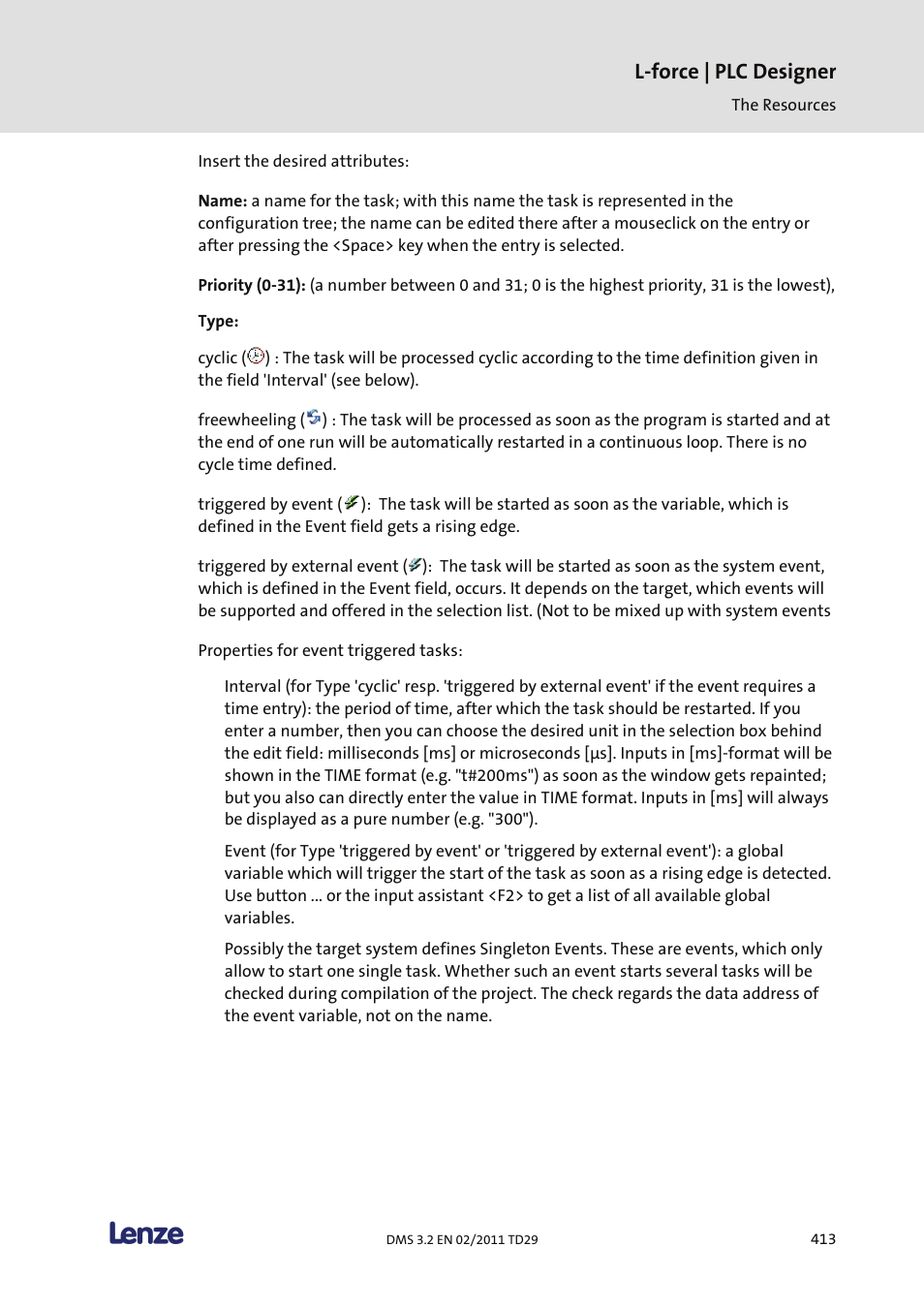 L-force | plc designer | Lenze PLC Designer PLC Designer (R2-x) User Manual | Page 415 / 844