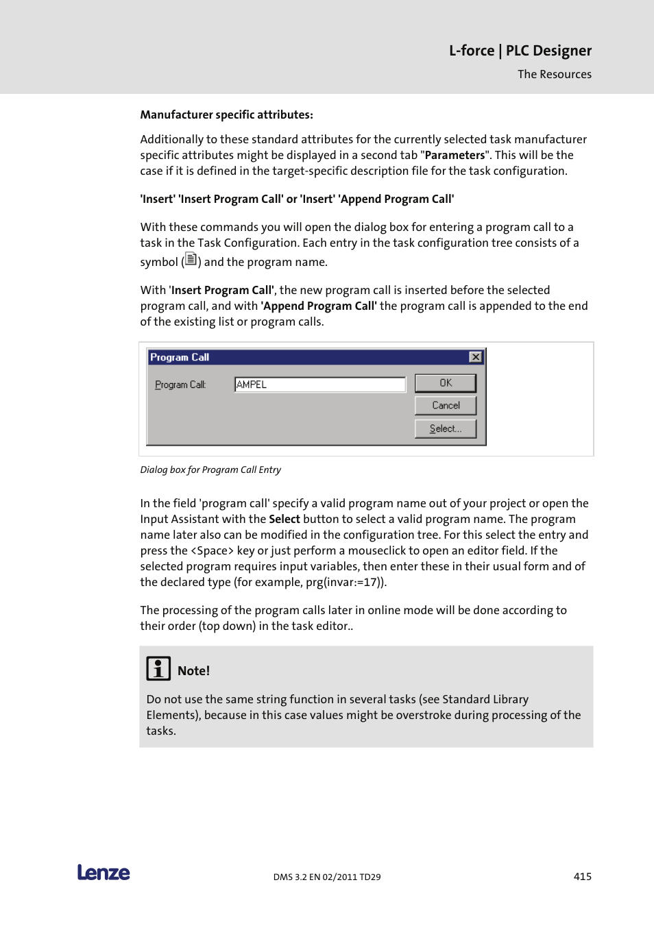 L-force | plc designer | Lenze PLC Designer PLC Designer (R2-x) User Manual | Page 417 / 844
