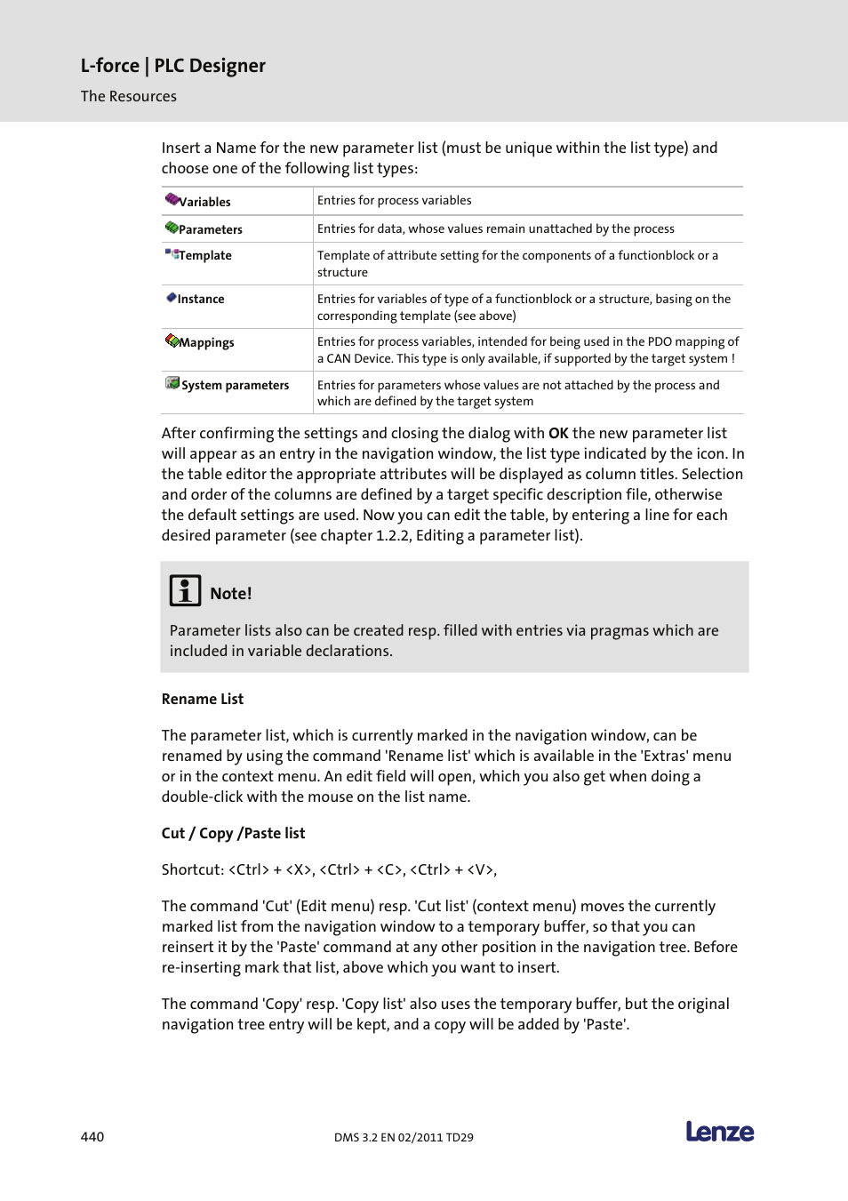 L-force | plc designer | Lenze PLC Designer PLC Designer (R2-x) User Manual | Page 442 / 844