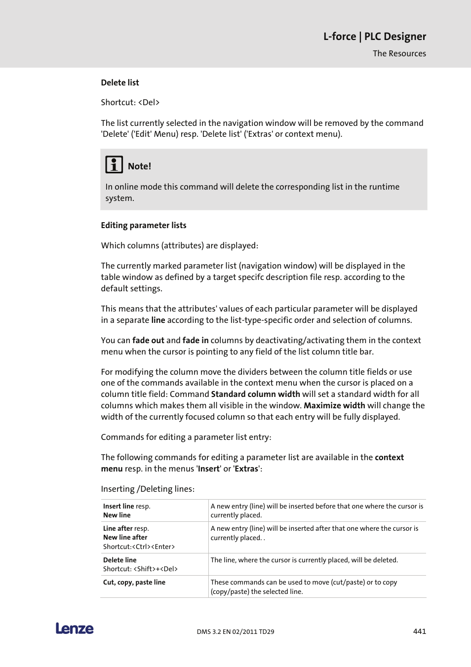 L-force | plc designer | Lenze PLC Designer PLC Designer (R2-x) User Manual | Page 443 / 844