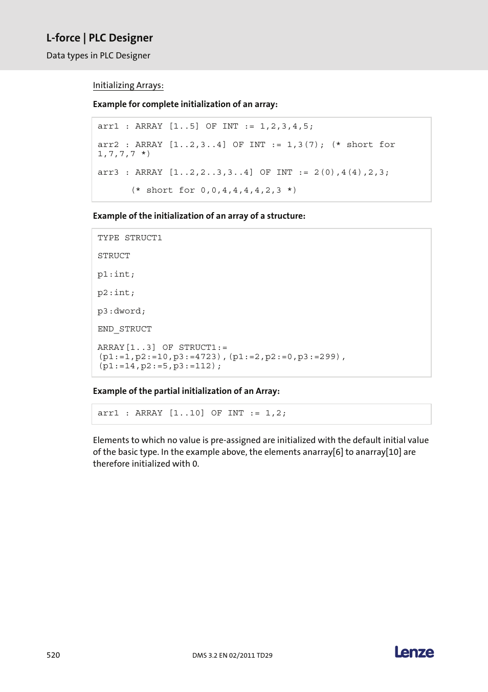 L-force | plc designer | Lenze PLC Designer PLC Designer (R2-x) User Manual | Page 522 / 844