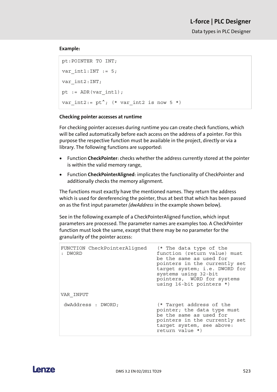 L-force | plc designer | Lenze PLC Designer PLC Designer (R2-x) User Manual | Page 525 / 844