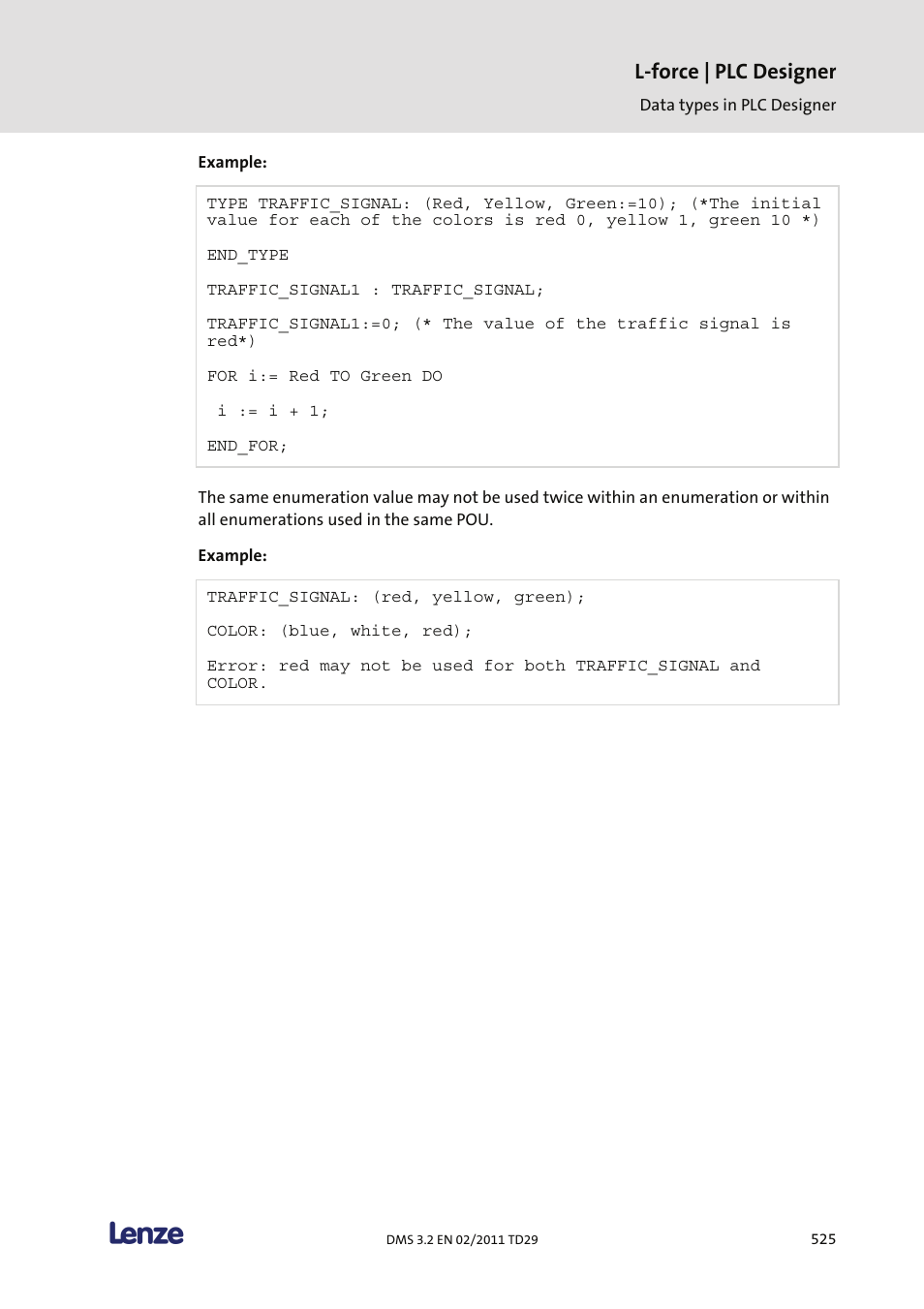 L-force | plc designer | Lenze PLC Designer PLC Designer (R2-x) User Manual | Page 527 / 844
