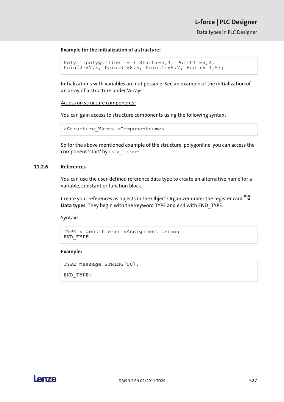 References, L-force | plc designer | Lenze PLC Designer PLC Designer (R2-x) User Manual | Page 529 / 844
