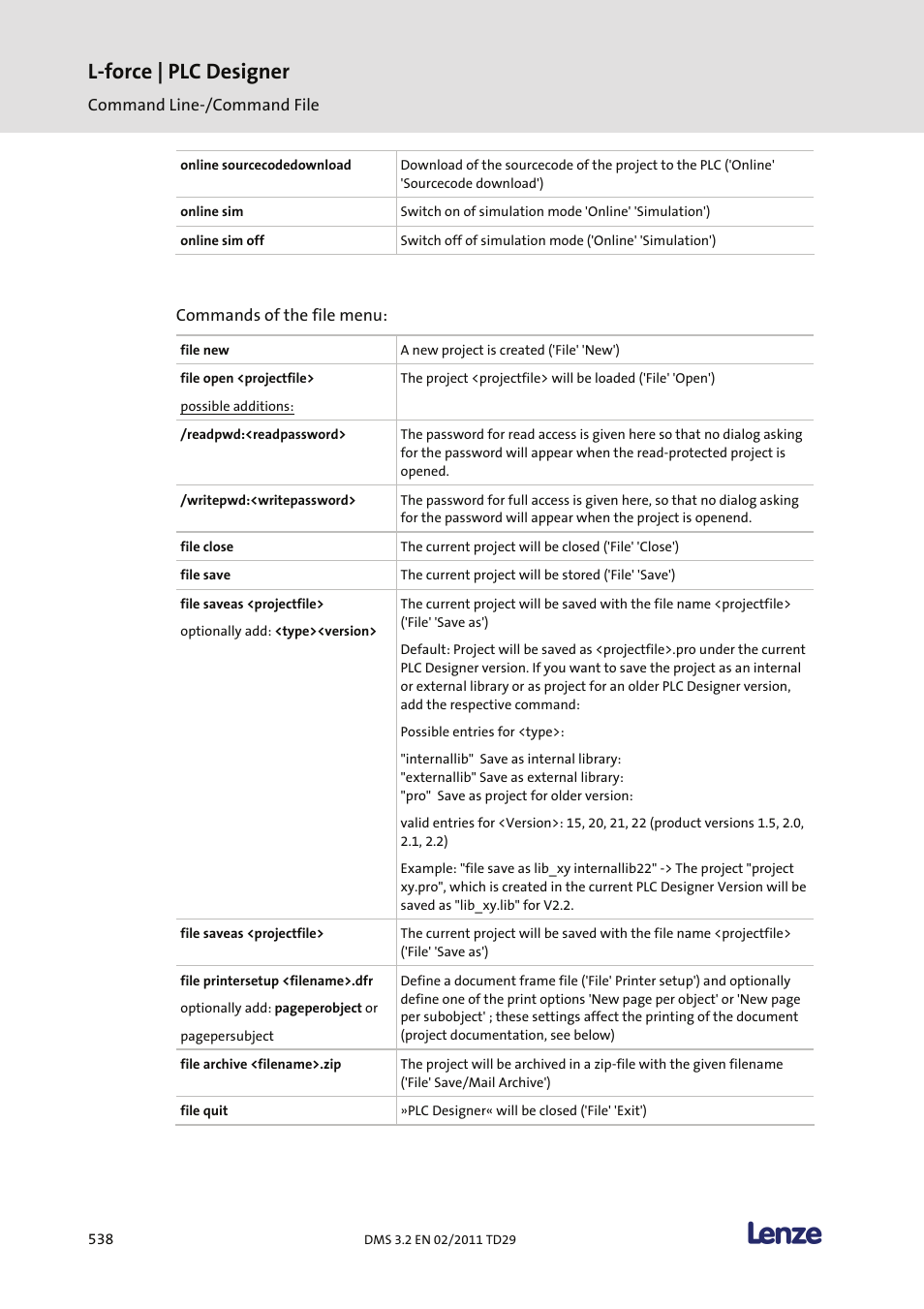 L-force | plc designer | Lenze PLC Designer PLC Designer (R2-x) User Manual | Page 540 / 844