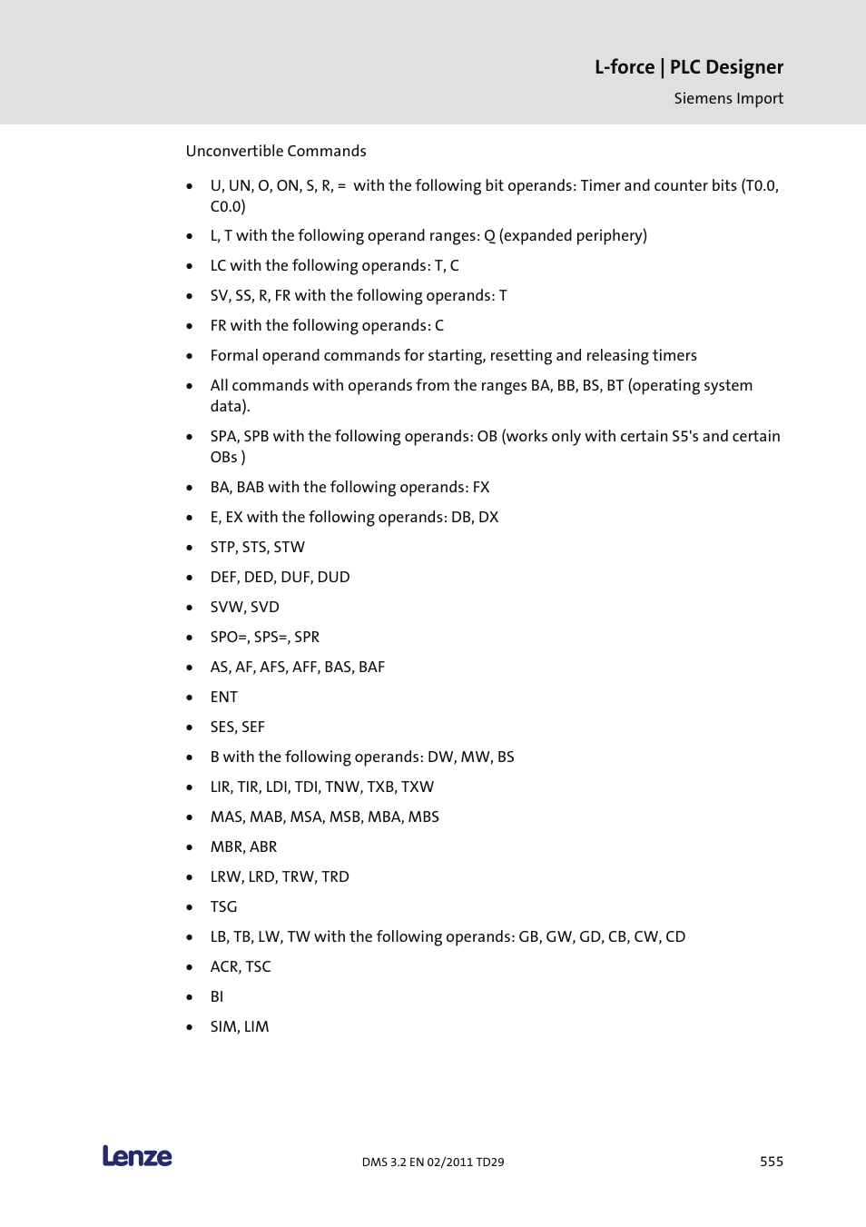 L-force | plc designer | Lenze PLC Designer PLC Designer (R2-x) User Manual | Page 557 / 844