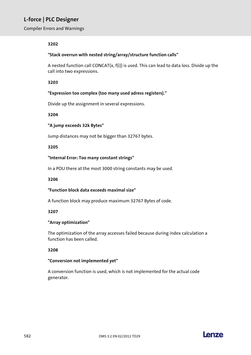 L-force | plc designer | Lenze PLC Designer PLC Designer (R2-x) User Manual | Page 584 / 844