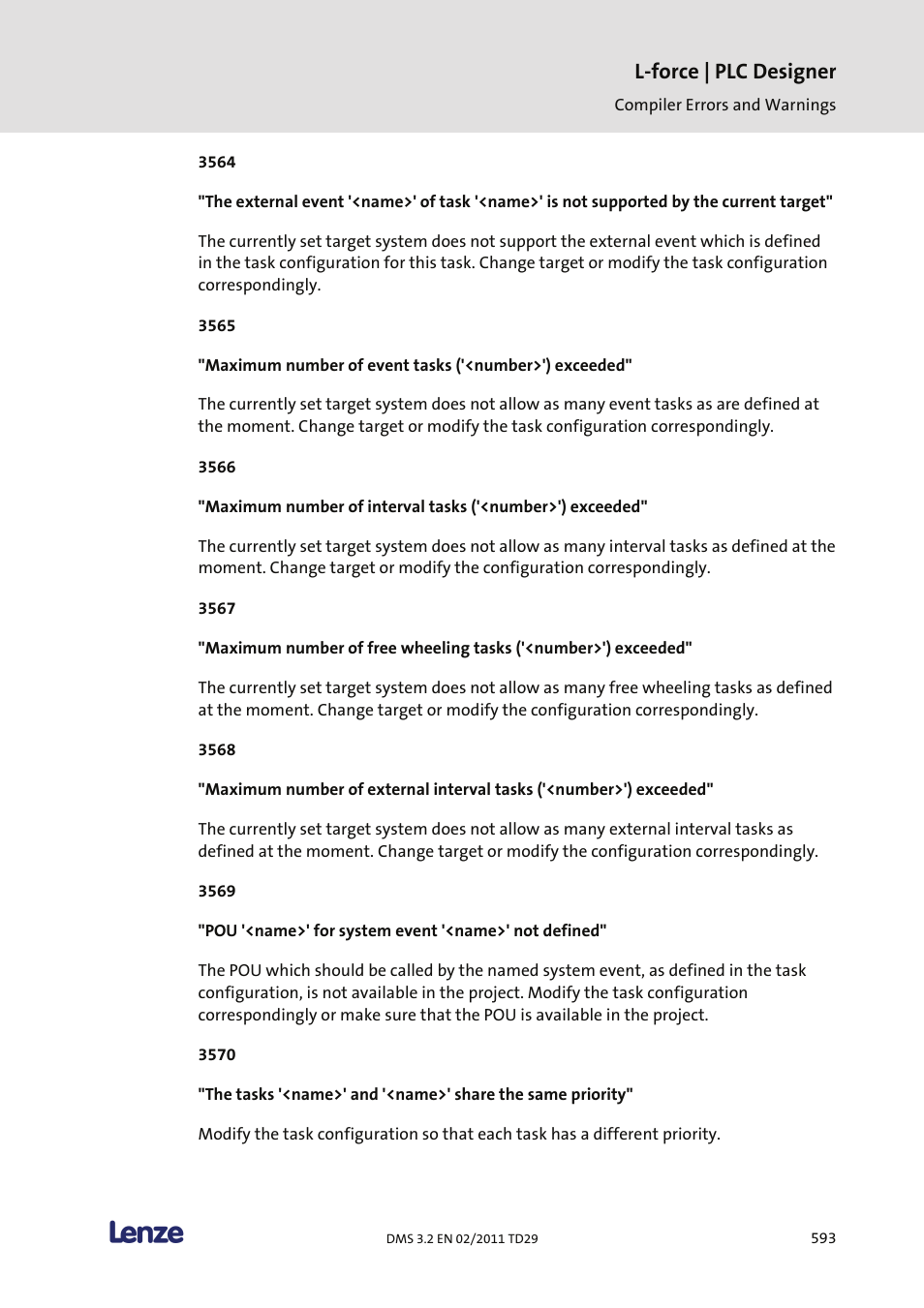 L-force | plc designer | Lenze PLC Designer PLC Designer (R2-x) User Manual | Page 595 / 844