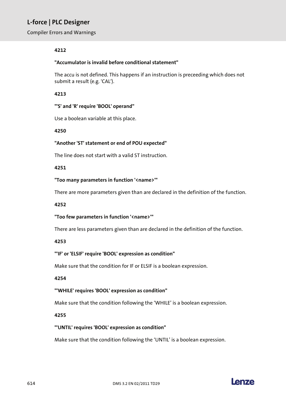 L-force | plc designer | Lenze PLC Designer PLC Designer (R2-x) User Manual | Page 616 / 844