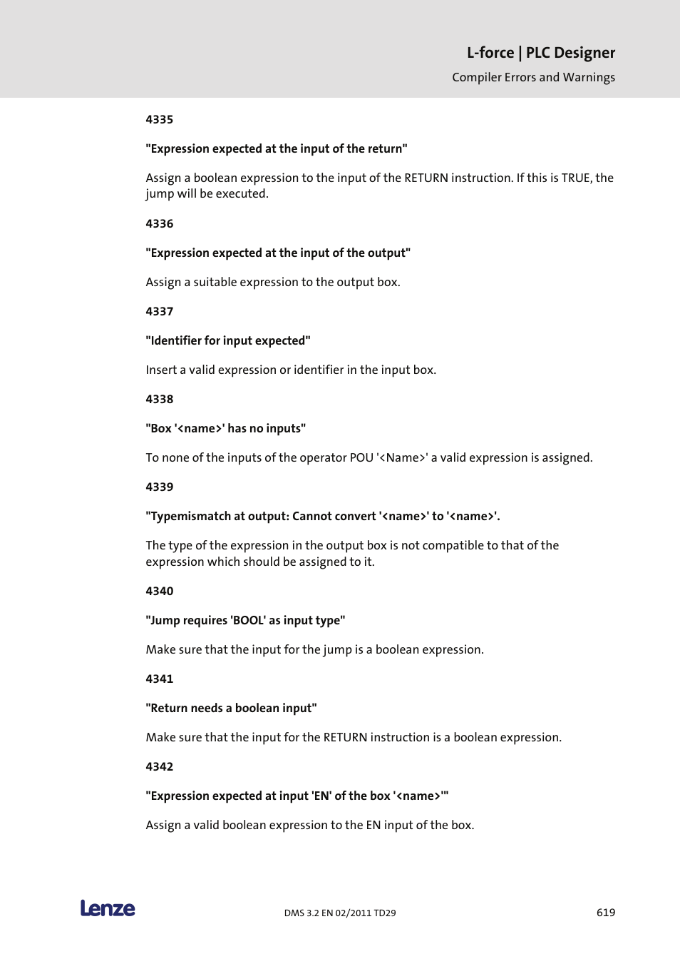 L-force | plc designer | Lenze PLC Designer PLC Designer (R2-x) User Manual | Page 621 / 844