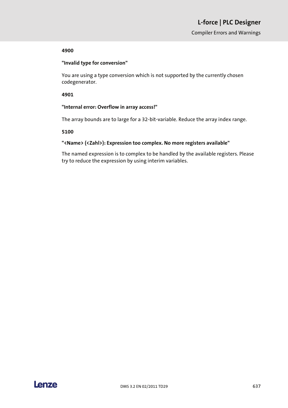 L-force | plc designer | Lenze PLC Designer PLC Designer (R2-x) User Manual | Page 639 / 844