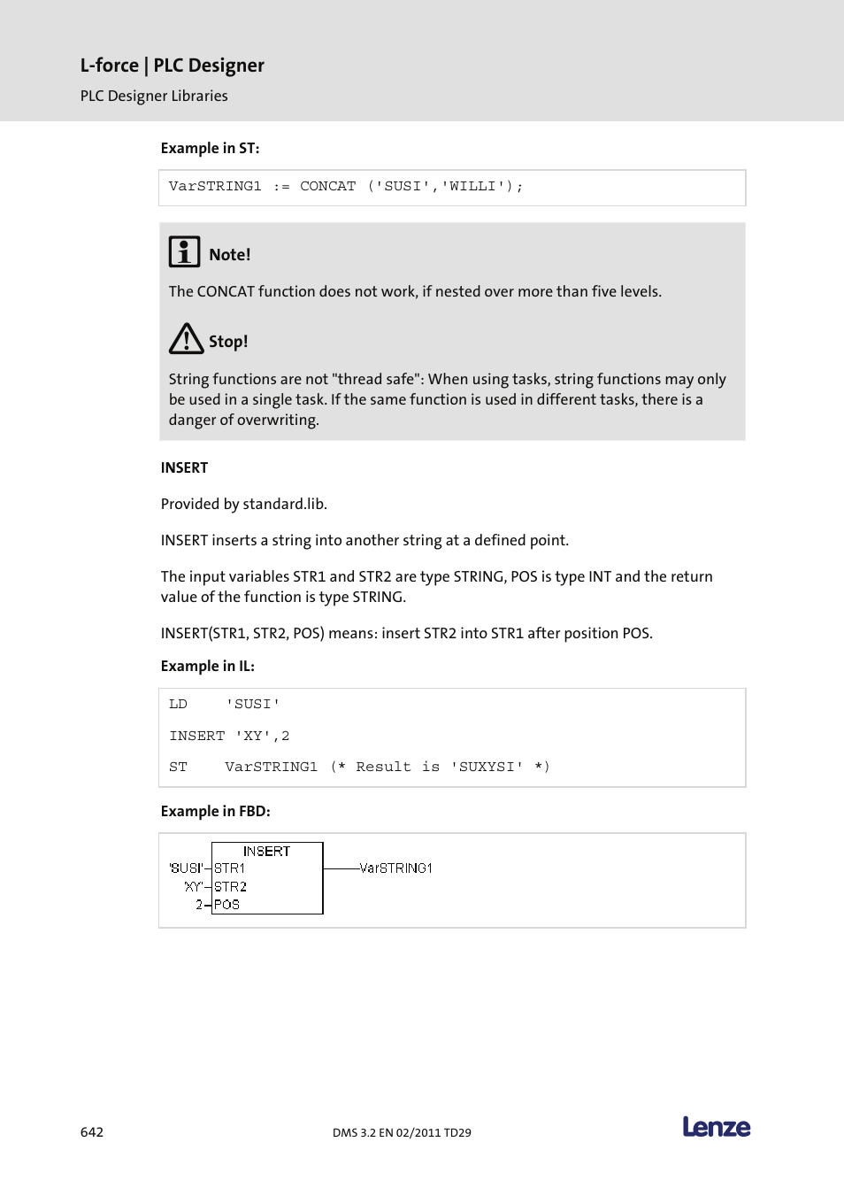 L-force | plc designer | Lenze PLC Designer PLC Designer (R2-x) User Manual | Page 644 / 844