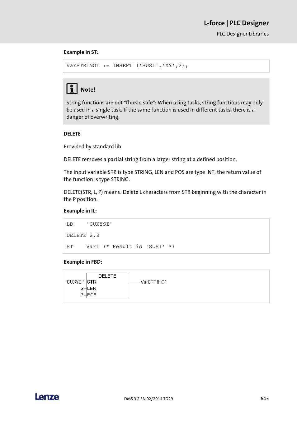 L-force | plc designer | Lenze PLC Designer PLC Designer (R2-x) User Manual | Page 645 / 844