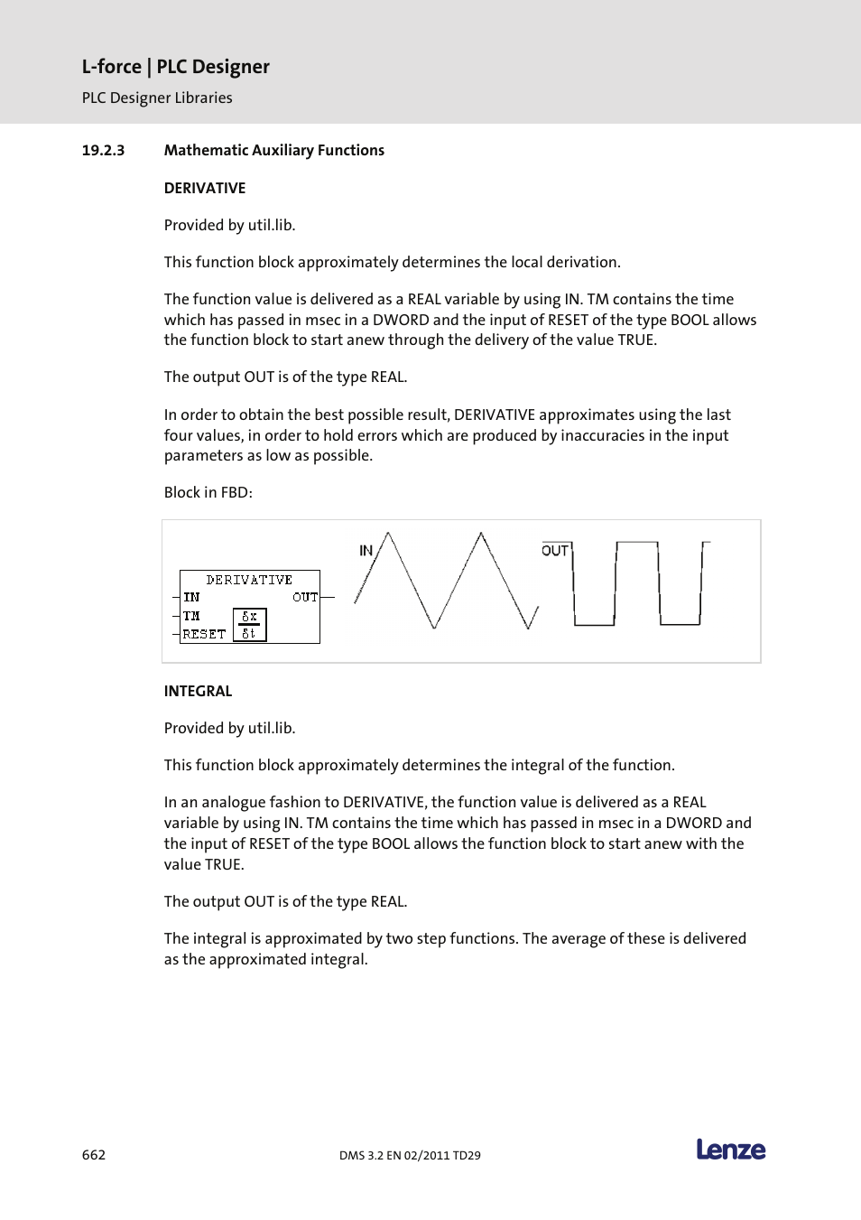 Mathematic auxiliary functions, L-force | plc designer | Lenze PLC Designer PLC Designer (R2-x) User Manual | Page 664 / 844