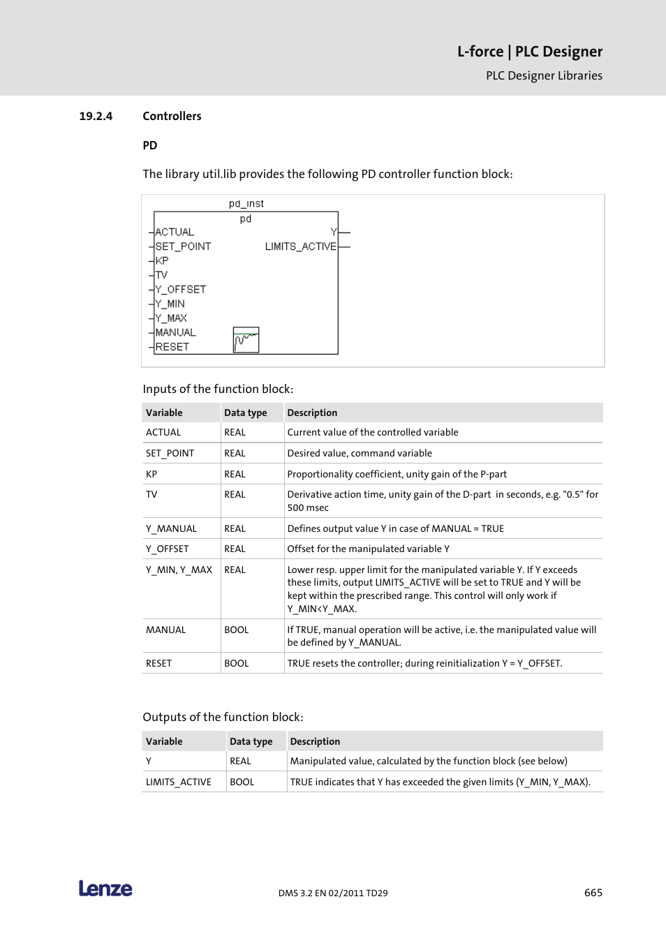 Controllers, L-force | plc designer | Lenze PLC Designer PLC Designer (R2-x) User Manual | Page 667 / 844