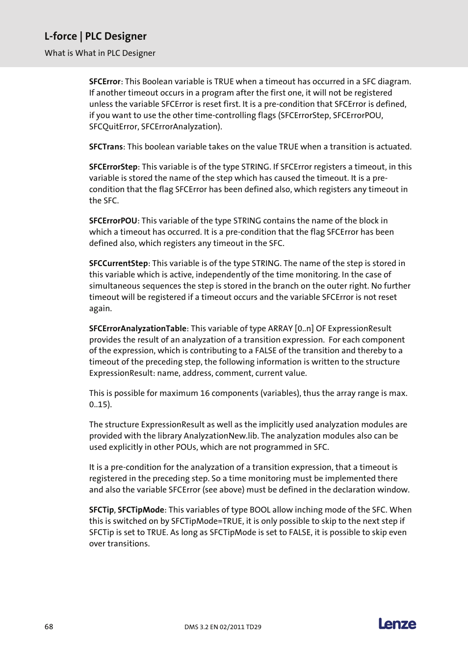 L-force | plc designer | Lenze PLC Designer PLC Designer (R2-x) User Manual | Page 70 / 844