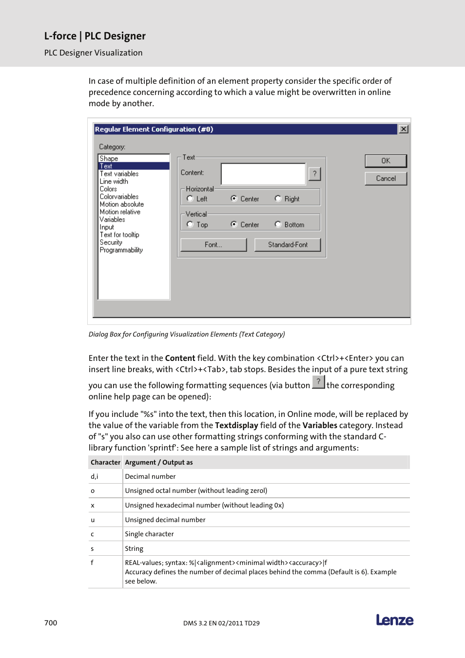 L-force | plc designer | Lenze PLC Designer PLC Designer (R2-x) User Manual | Page 702 / 844