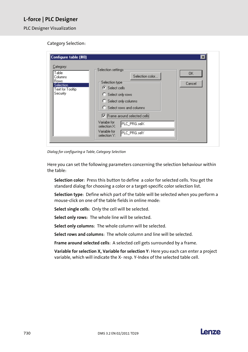 L-force | plc designer | Lenze PLC Designer PLC Designer (R2-x) User Manual | Page 732 / 844