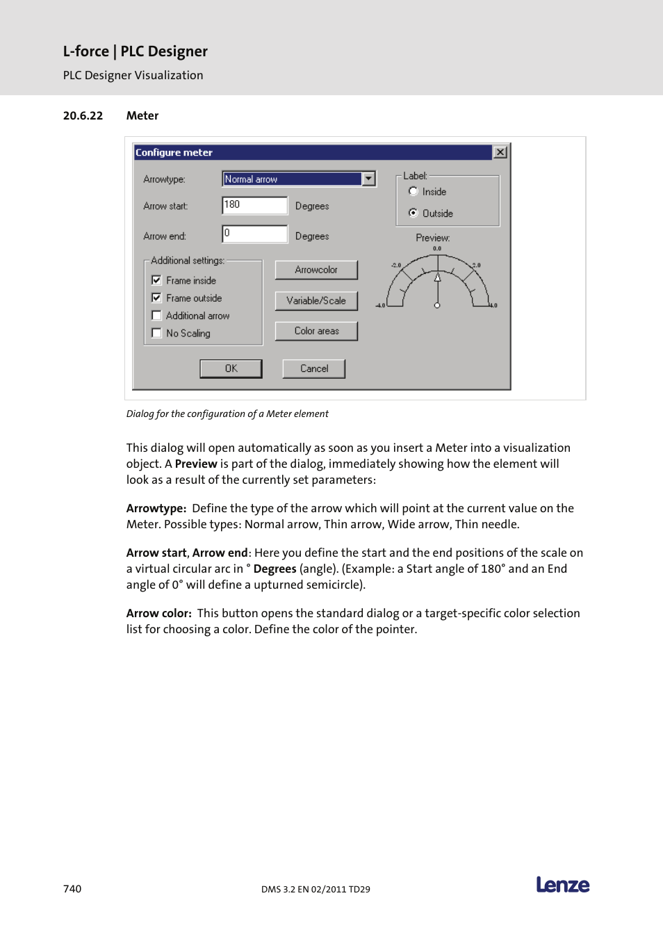 Meter, L-force | plc designer | Lenze PLC Designer PLC Designer (R2-x) User Manual | Page 742 / 844