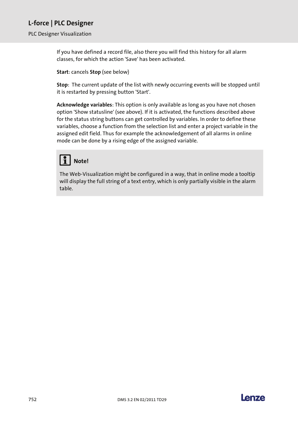 L-force | plc designer | Lenze PLC Designer PLC Designer (R2-x) User Manual | Page 754 / 844