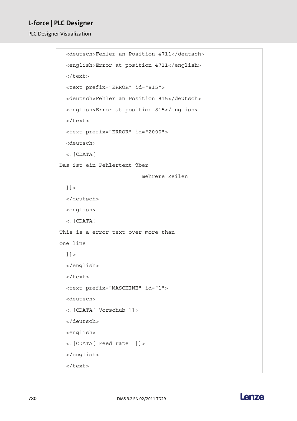 L-force | plc designer | Lenze PLC Designer PLC Designer (R2-x) User Manual | Page 782 / 844