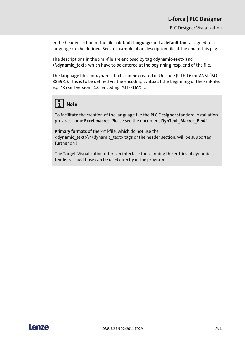 L-force | plc designer | Lenze PLC Designer PLC Designer (R2-x) User Manual | Page 793 / 844