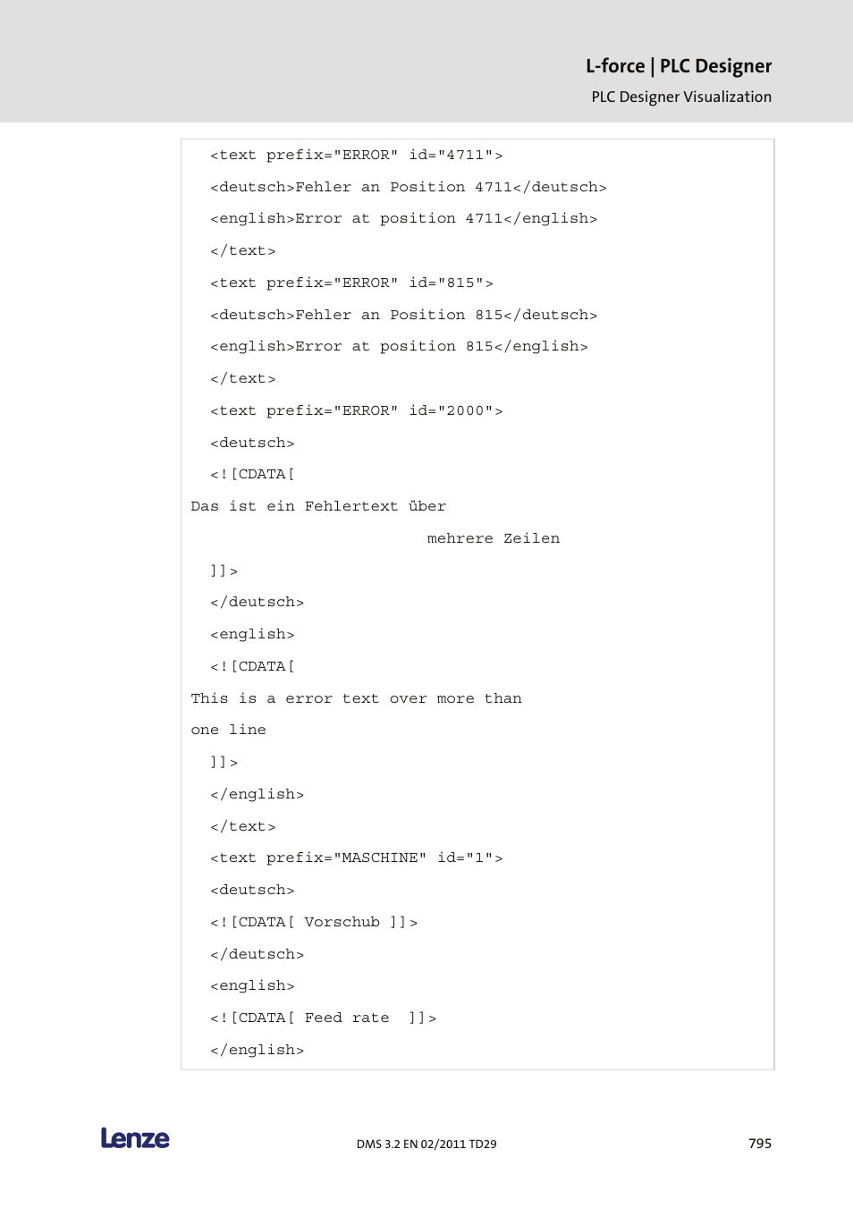 L-force | plc designer | Lenze PLC Designer PLC Designer (R2-x) User Manual | Page 797 / 844