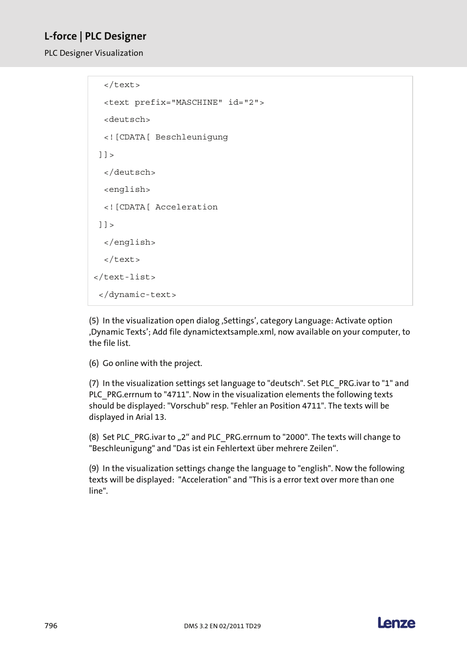 L-force | plc designer | Lenze PLC Designer PLC Designer (R2-x) User Manual | Page 798 / 844