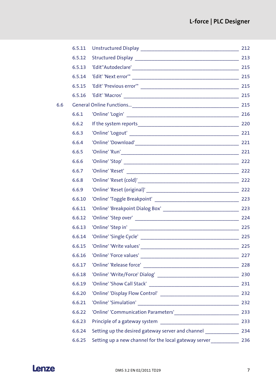 L-force | plc designer | Lenze PLC Designer PLC Designer (R2-x) User Manual | Page 9 / 844